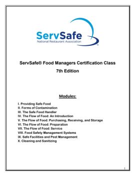 ServSafeFoodProtectionManager